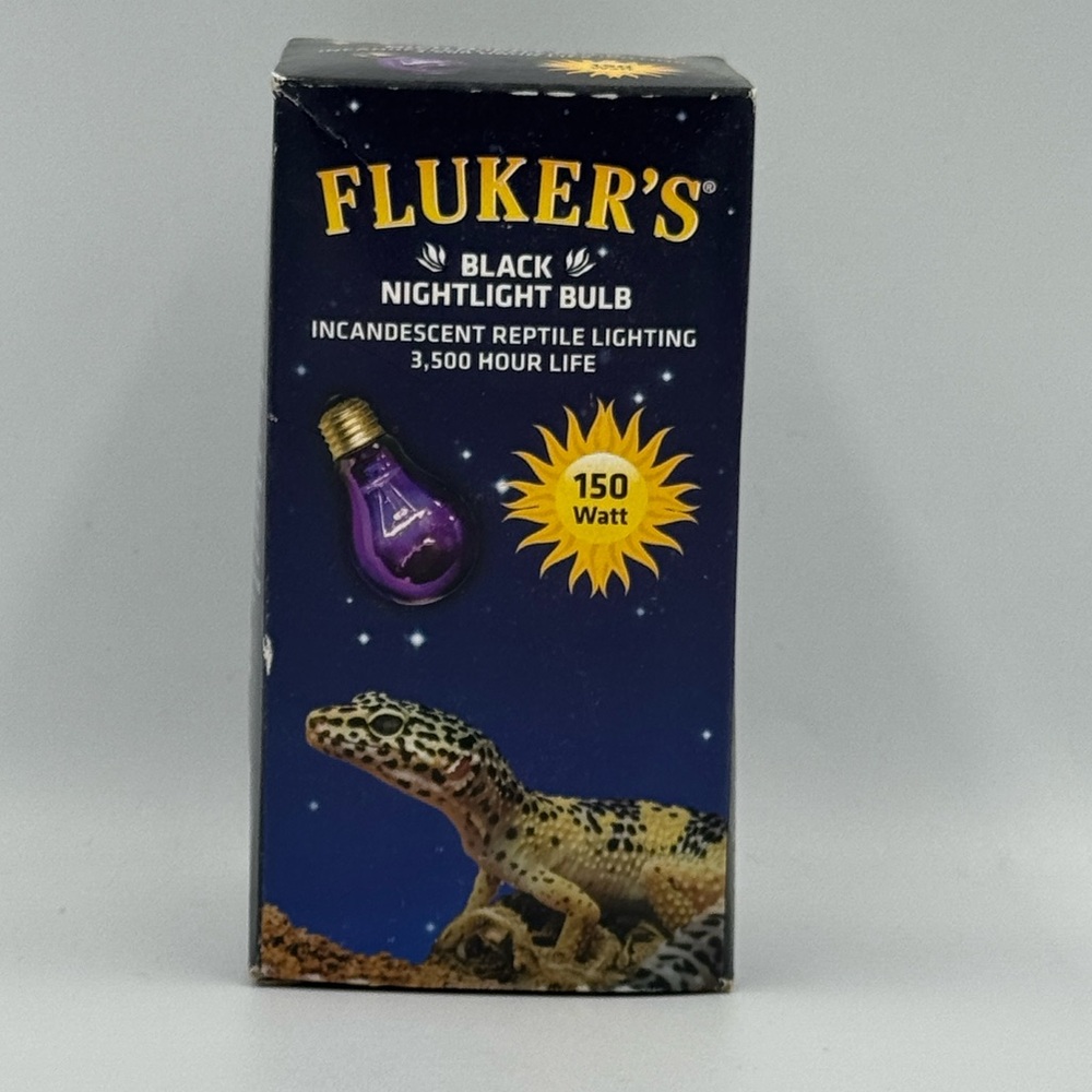 Fluker's Black Nightlight Bulb Incandescent Reptile Nocturnal Heating Bulb